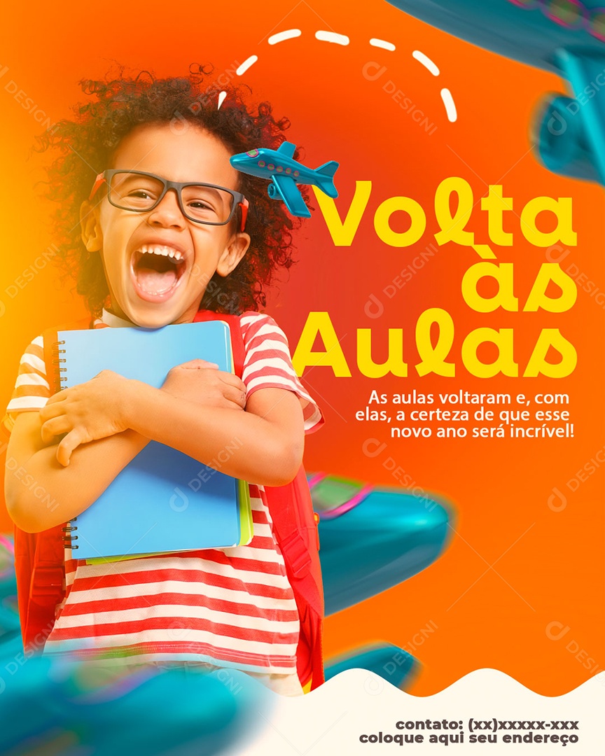 Volta às Aulas Social Media PSD Editável