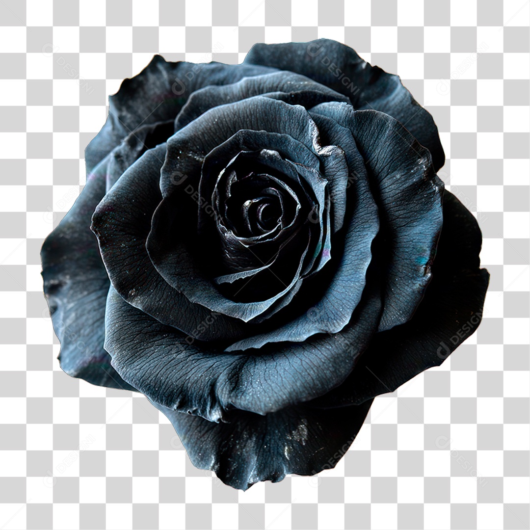 Rosa Preta PNG Transparente
