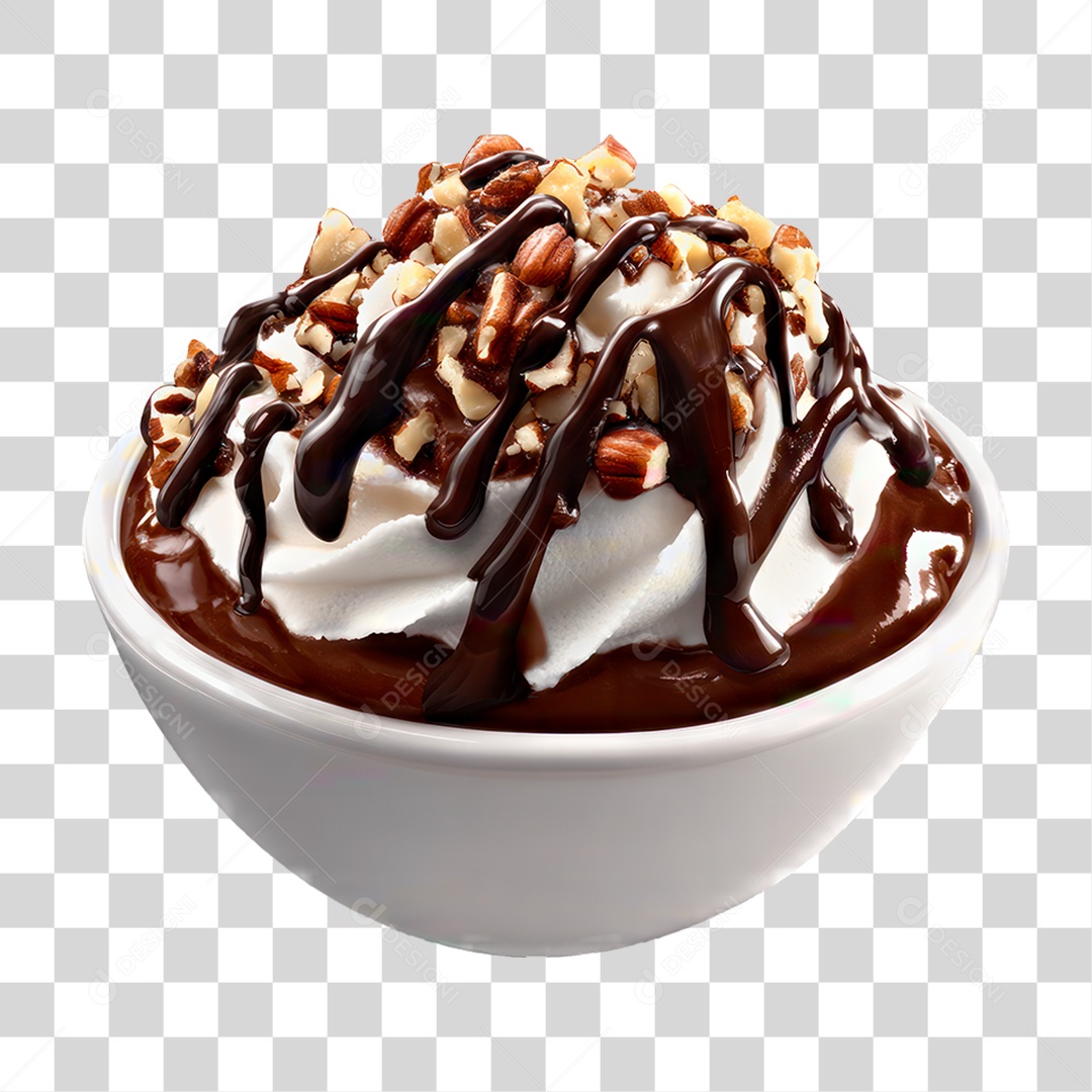 Tigela de Sorvete PNG Transparente