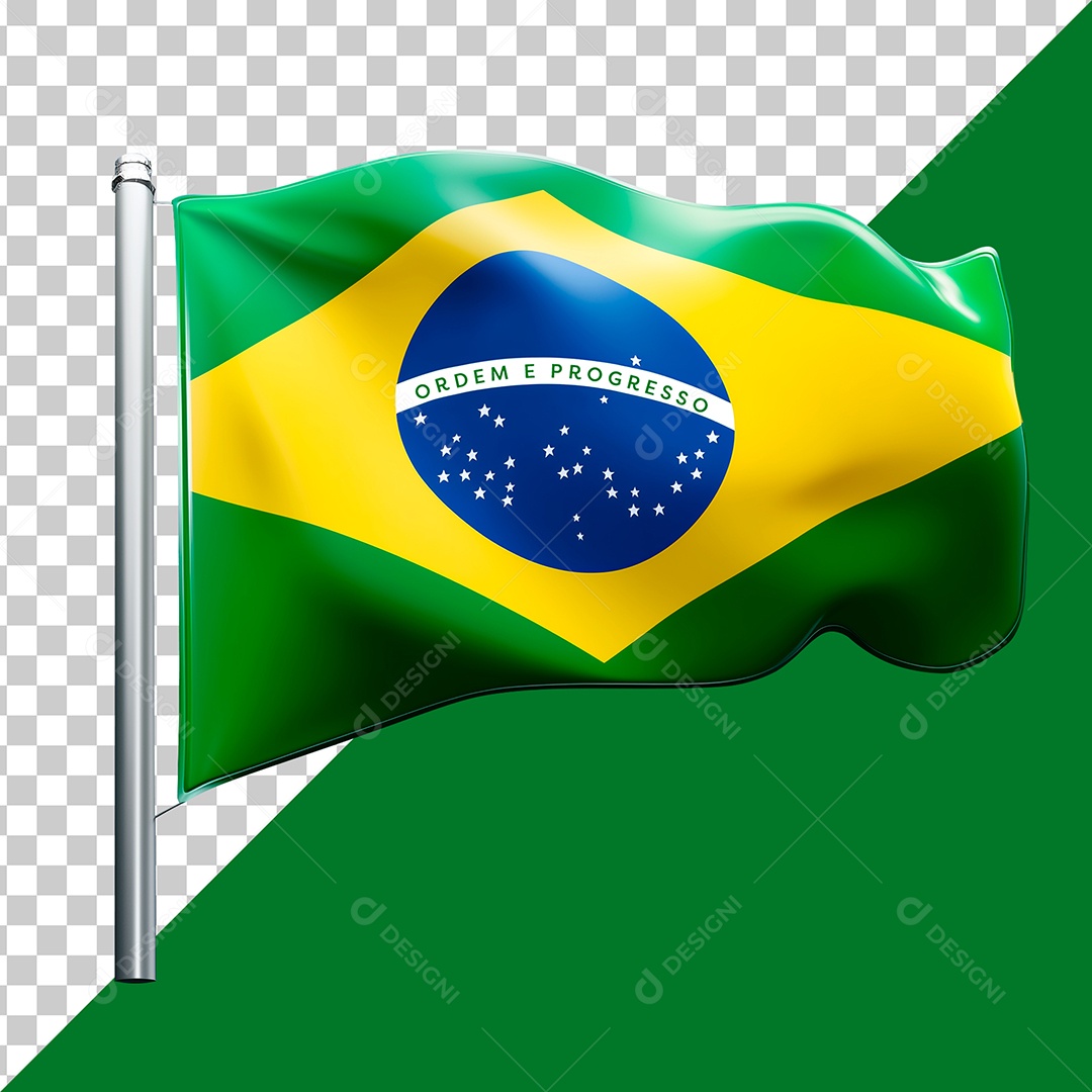 Bandeira do Brasil Elemento PSD