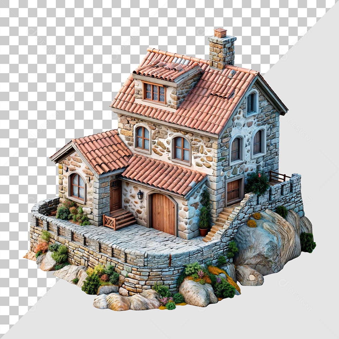 Propriedade de Casa Elemento Para Composição PSD