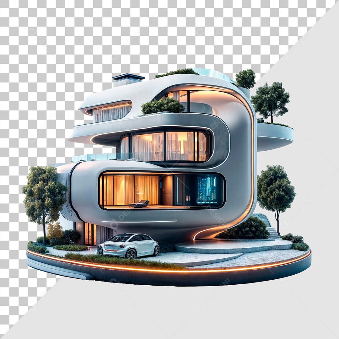 Propriedade de Casa Elemento Para Composição PSD