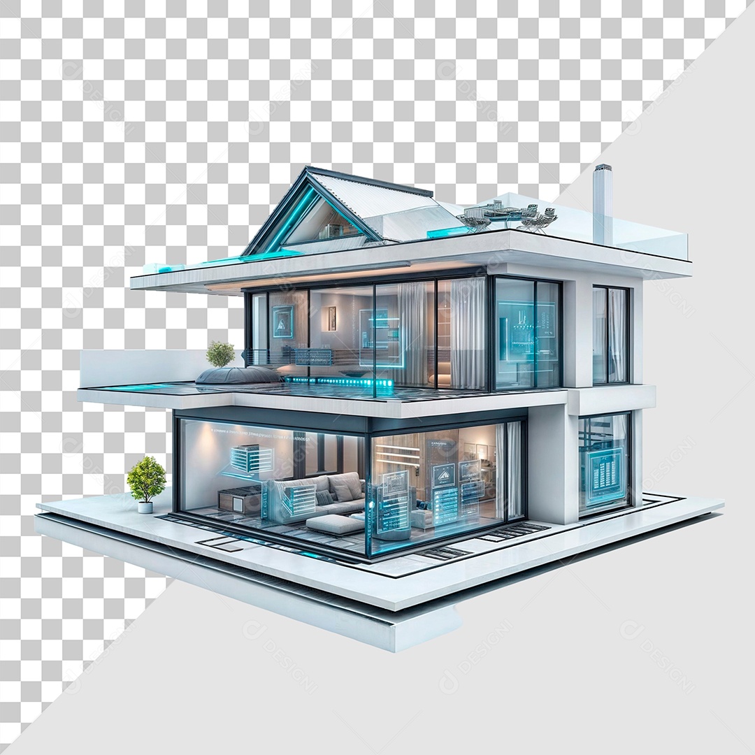 Propriedade de Casa Elemento Para Composição PSD