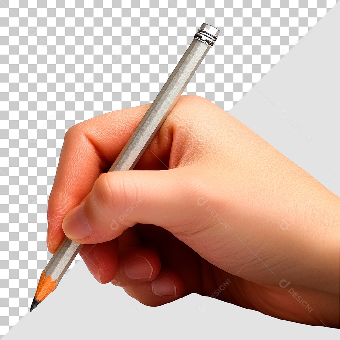 Mão Escrevendo Elemento PSD