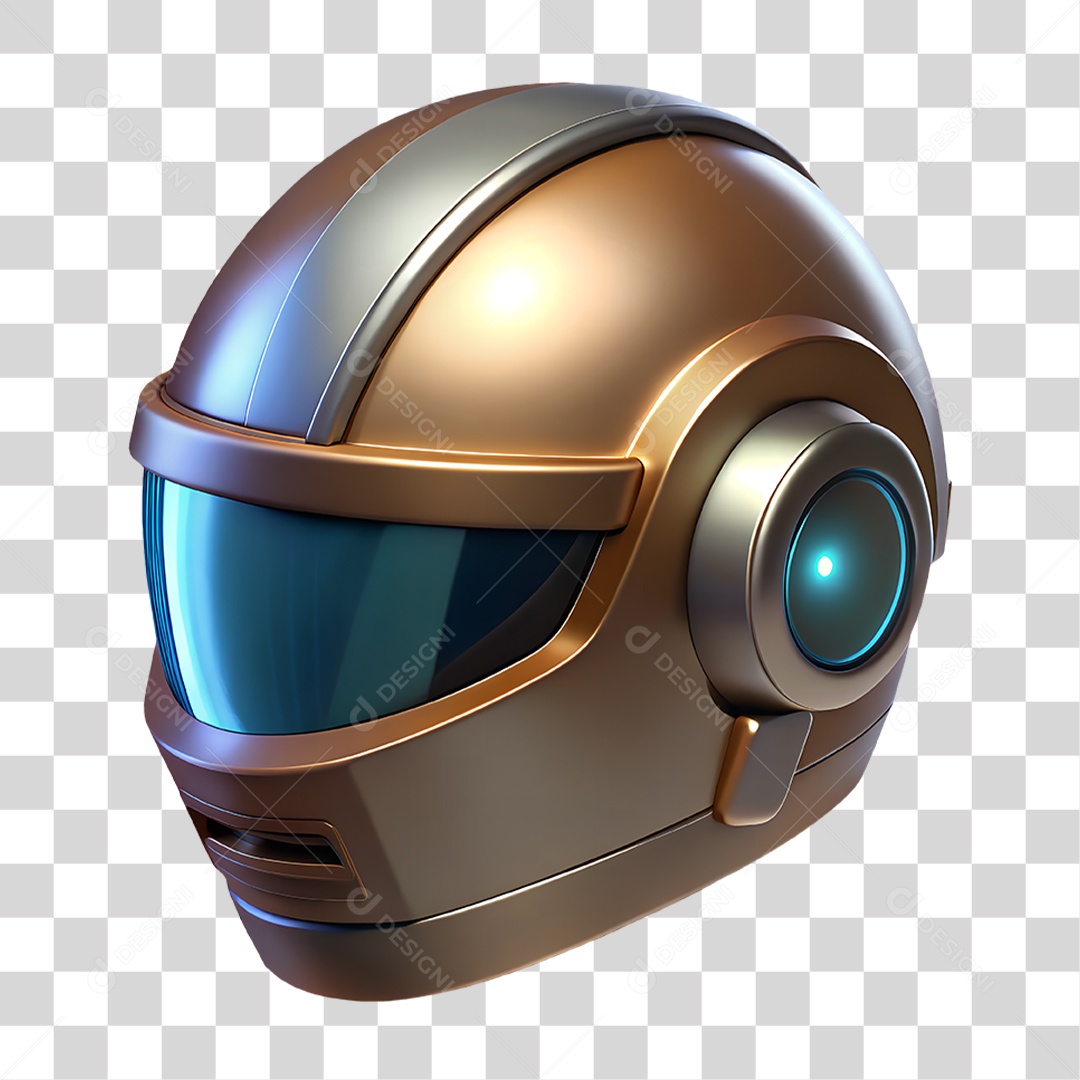 Capacete de Astronauta PNG Transparente