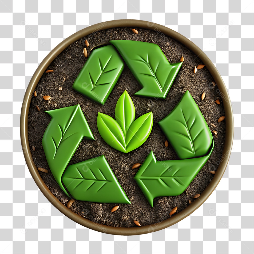 Ícone de Compostagem PNG Transparente