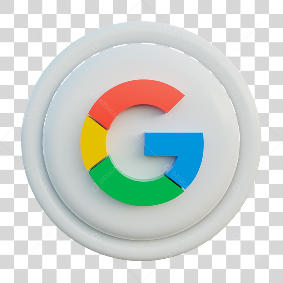 Ícone 3D Google PNG Transparente