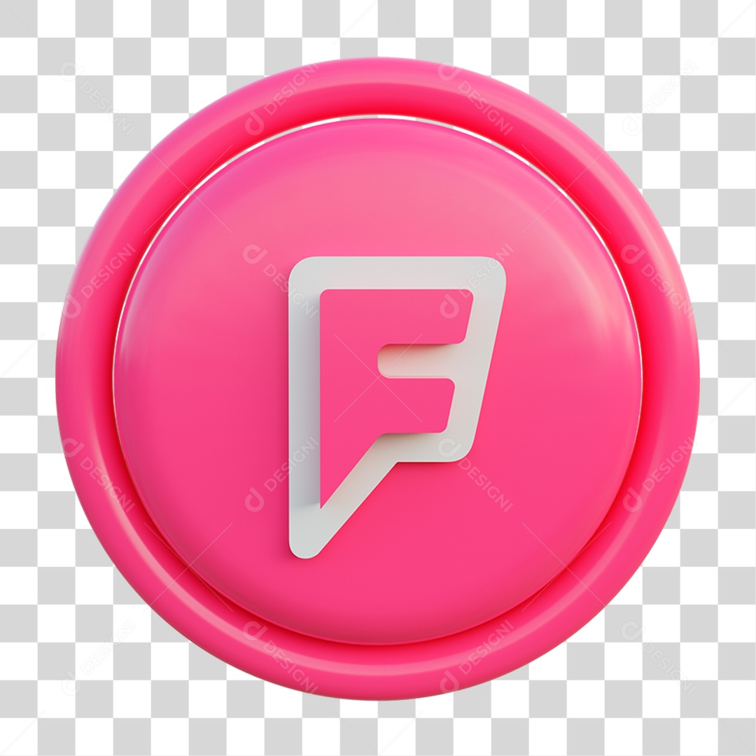 Ícone 3D Aplicativo PNG Transparente