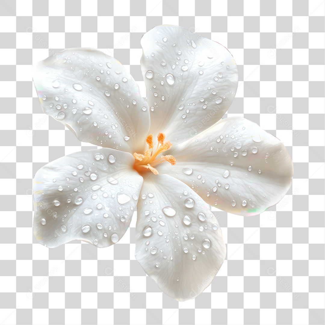 Flor de Jasmim PNG Transparente