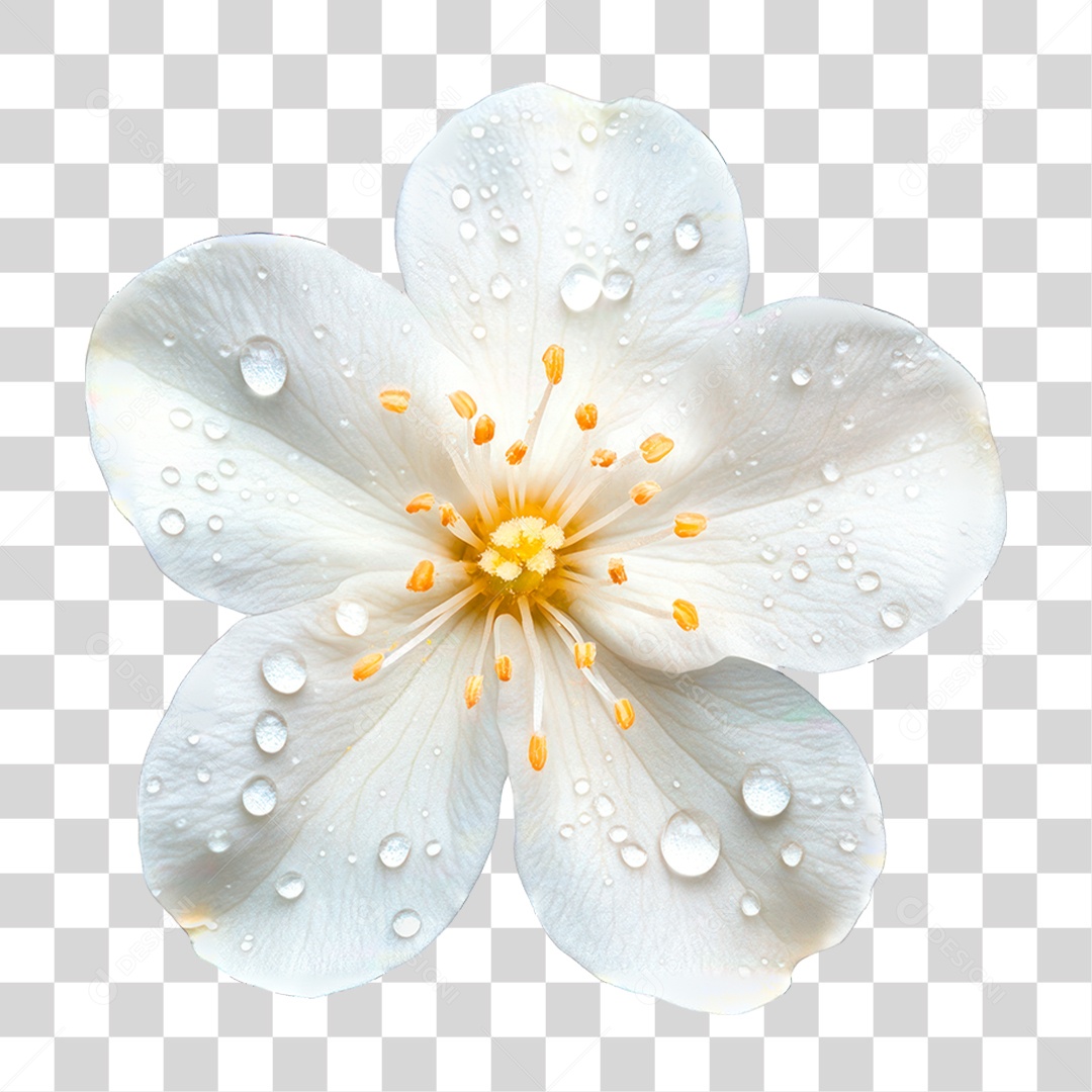 Flor de Jasmim PNG Transparente
