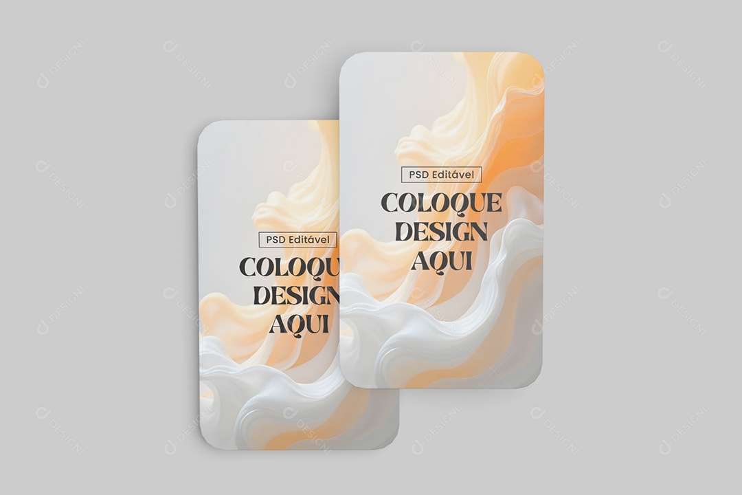 Mockup De Cartões de Visita PSD Editável