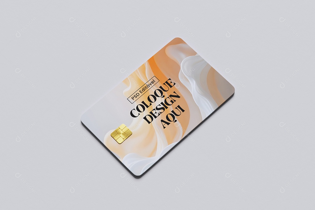 Mockup de Cartão de Crédito e Débito PSD Editável