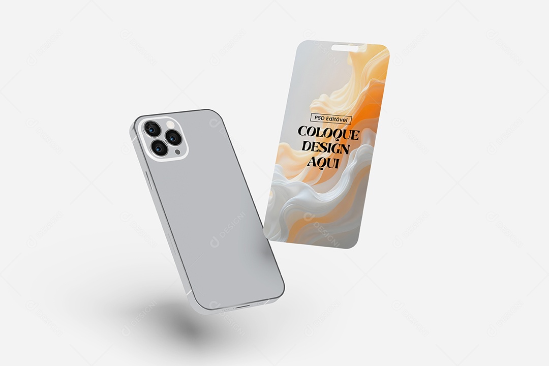 Mockup do iPhone 14 Pro Max PSD Editável