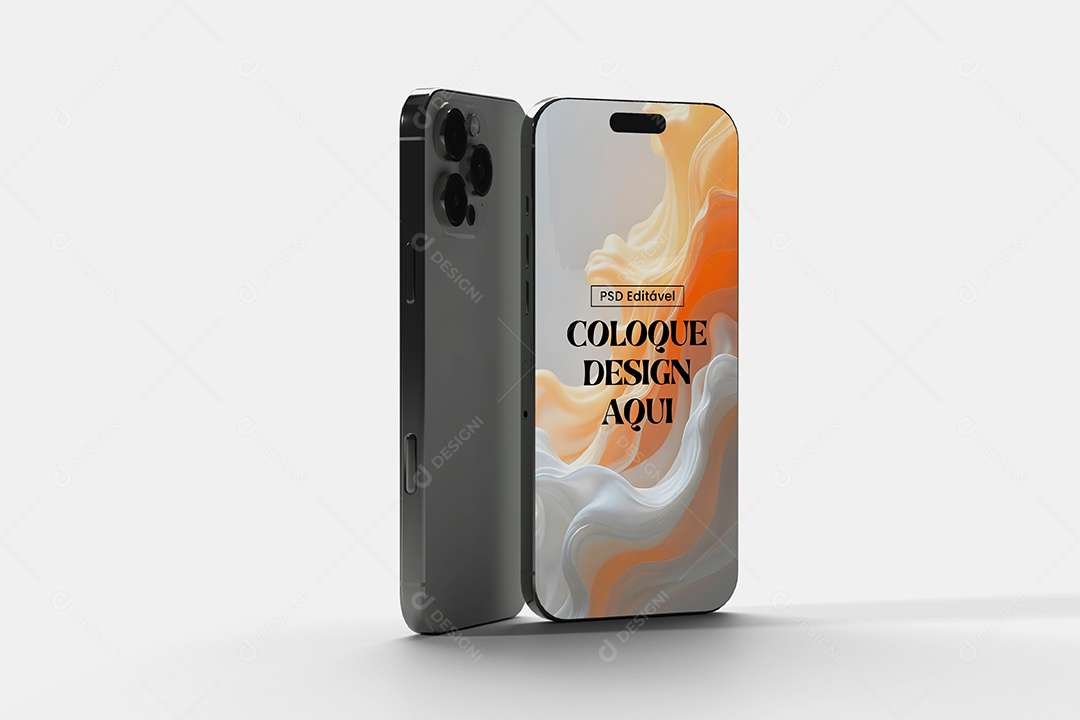 Mockup iPhone 16 Pro PSD Editável