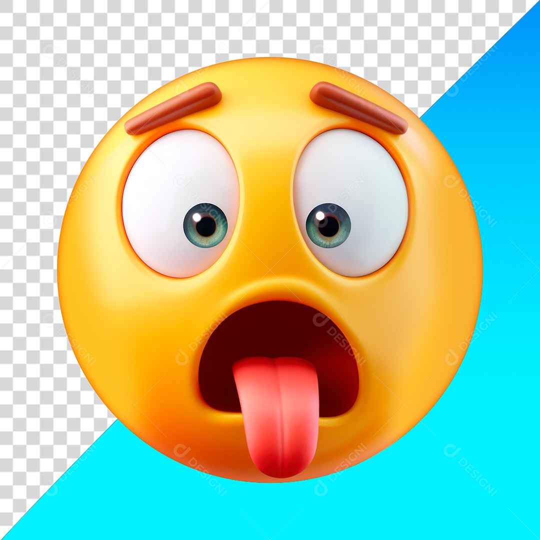 Emoji de rosto com nojo PNG