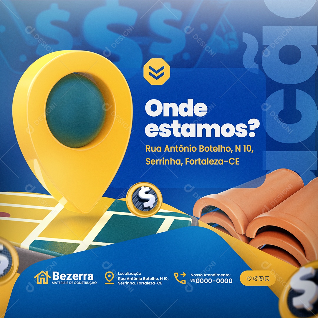 Saldão Da Construção Onde Estamos Social Media PSD Editável