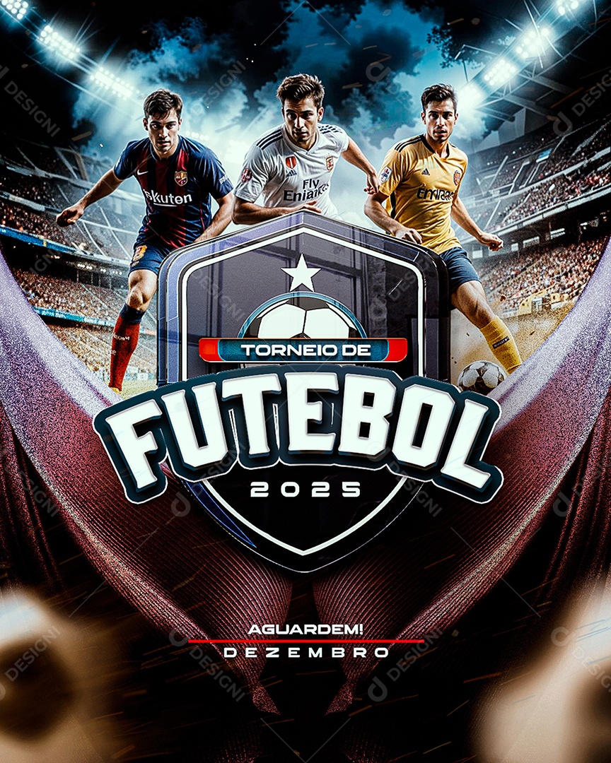 Torneio de Futebol Social Media PSD Editável