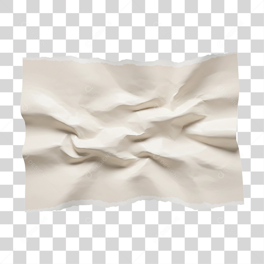 Papel Amassado PNG Transparente