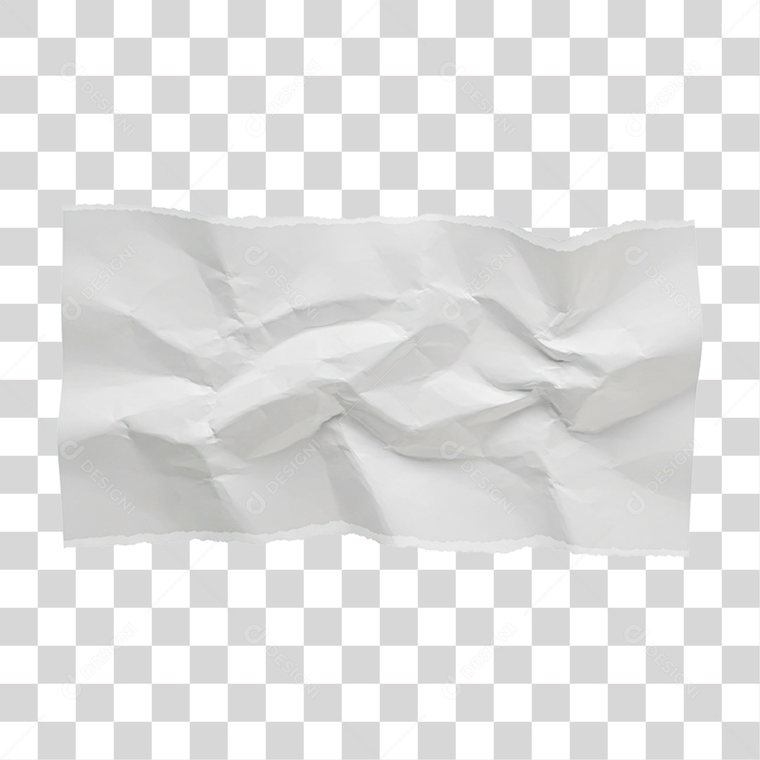 Papel Amassado PNG Transparente