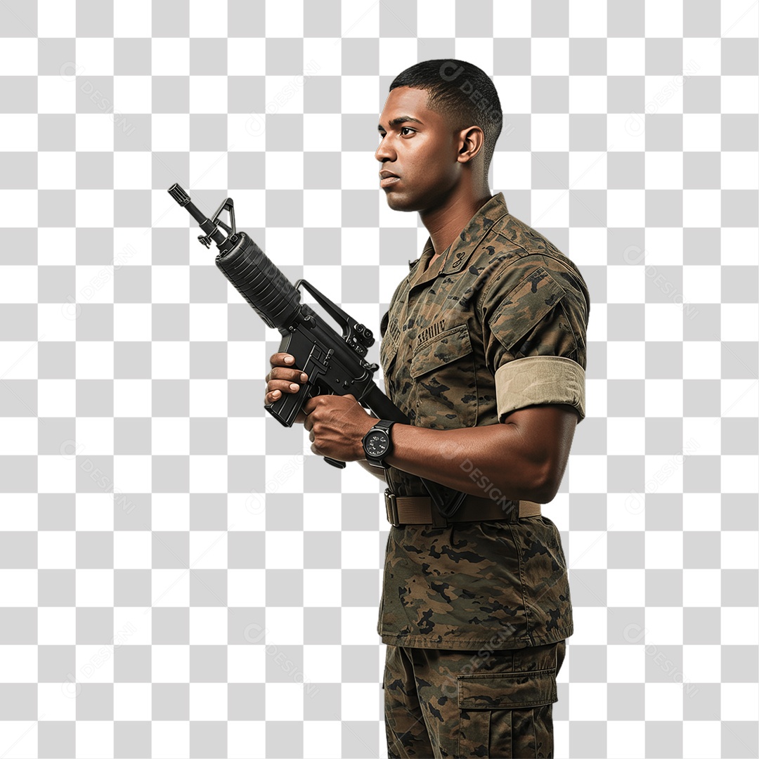 Fuzileiro Naval Militar PNG Transparente