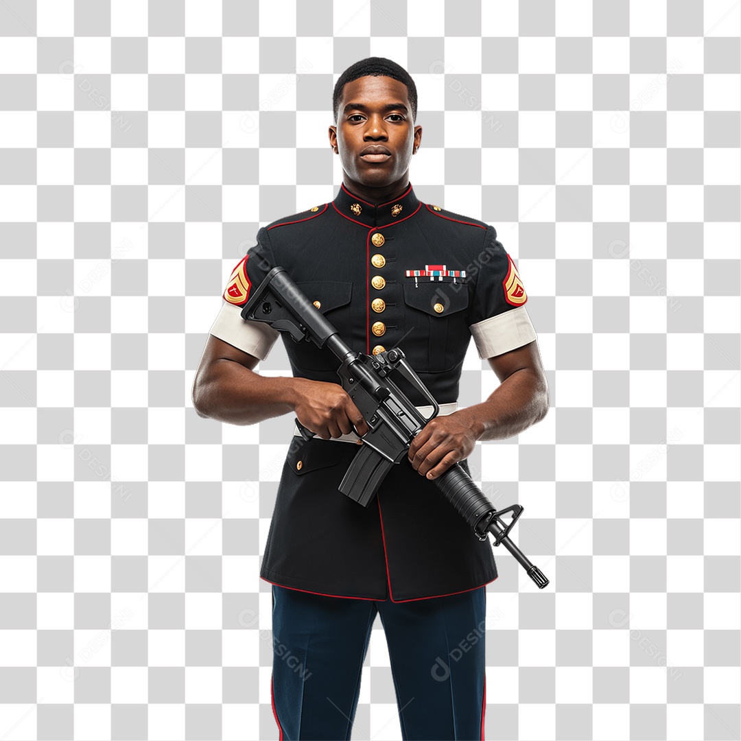 Fuzileiro Naval Militar PNG Transparente