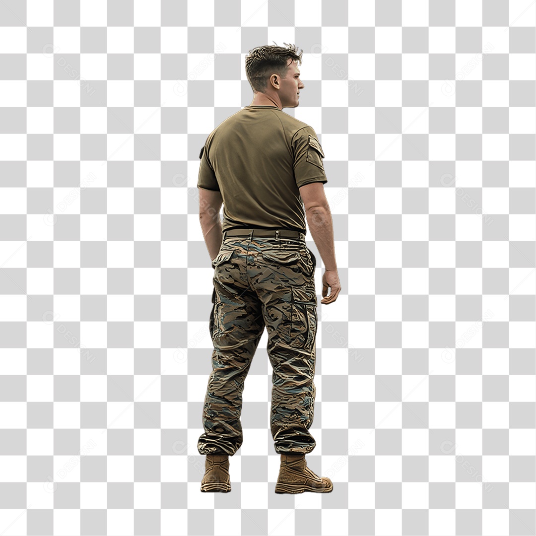 Fuzileiro Naval Militar PNG Transparente