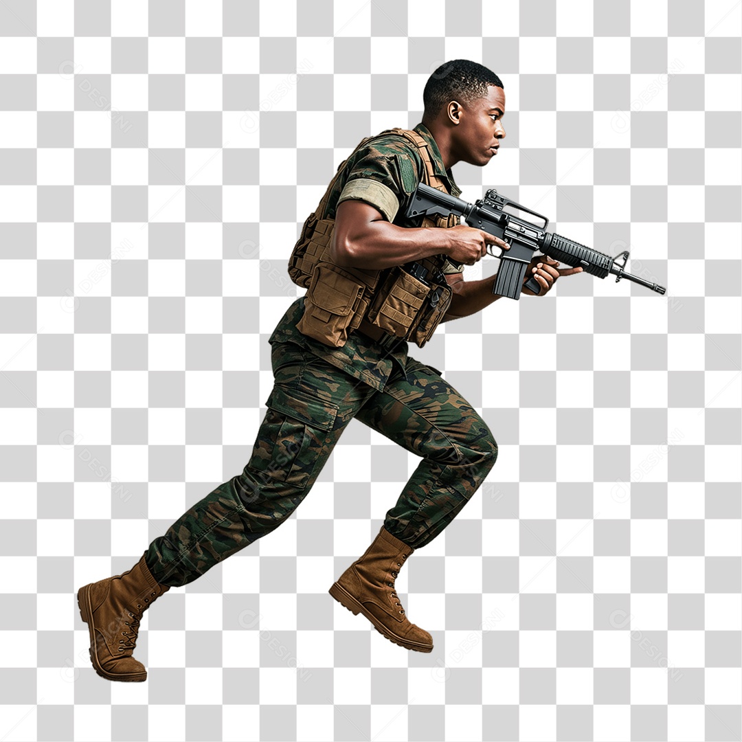 Fuzileiro Naval Militar PNG Transparente