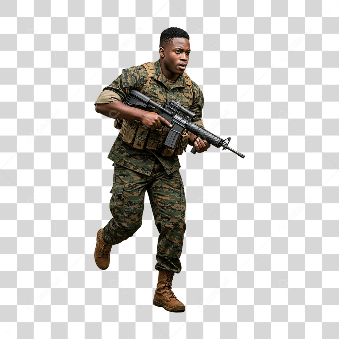 Fuzileiro Naval Militar PNG Transparente