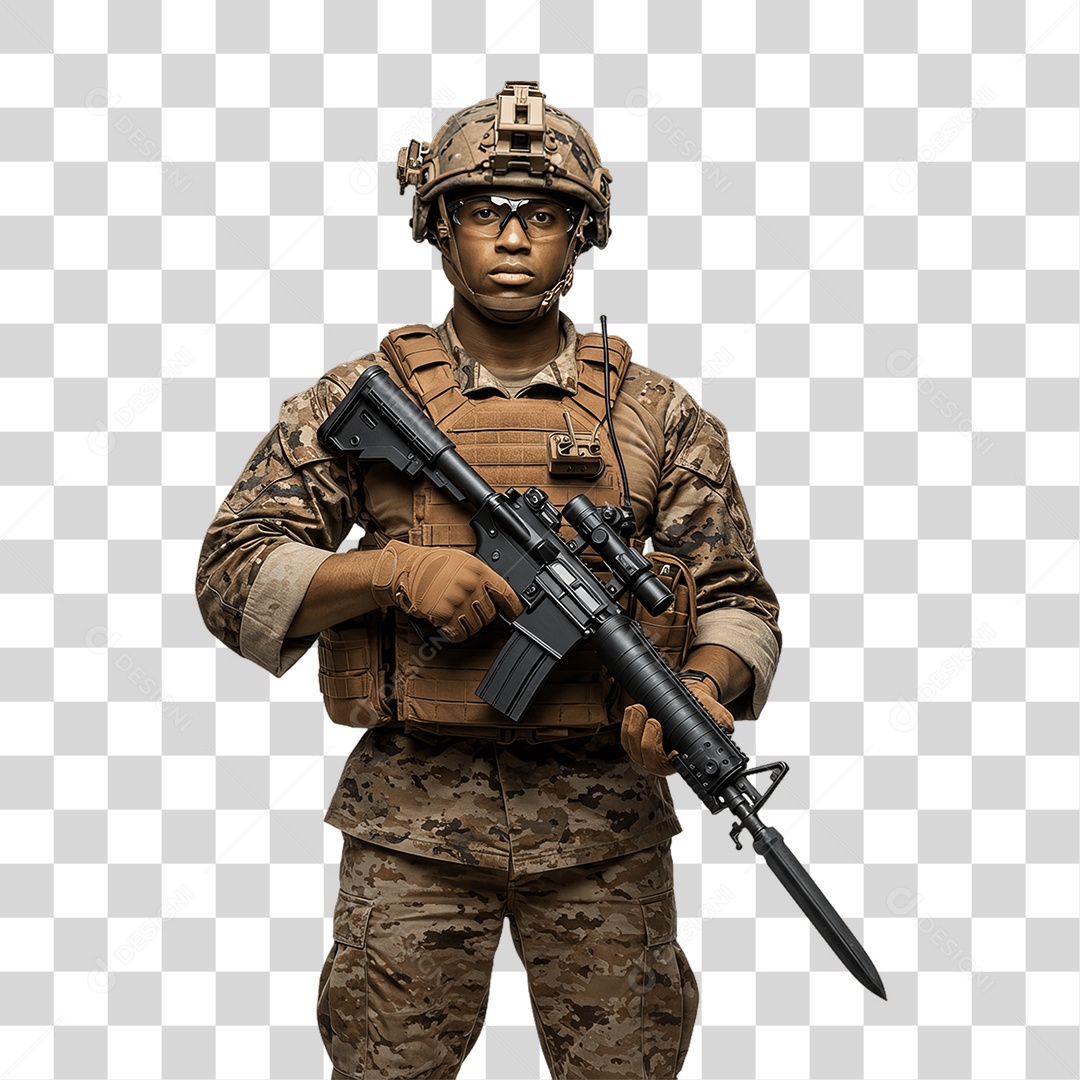 Fuzileiro Naval Militar PNG Transparente