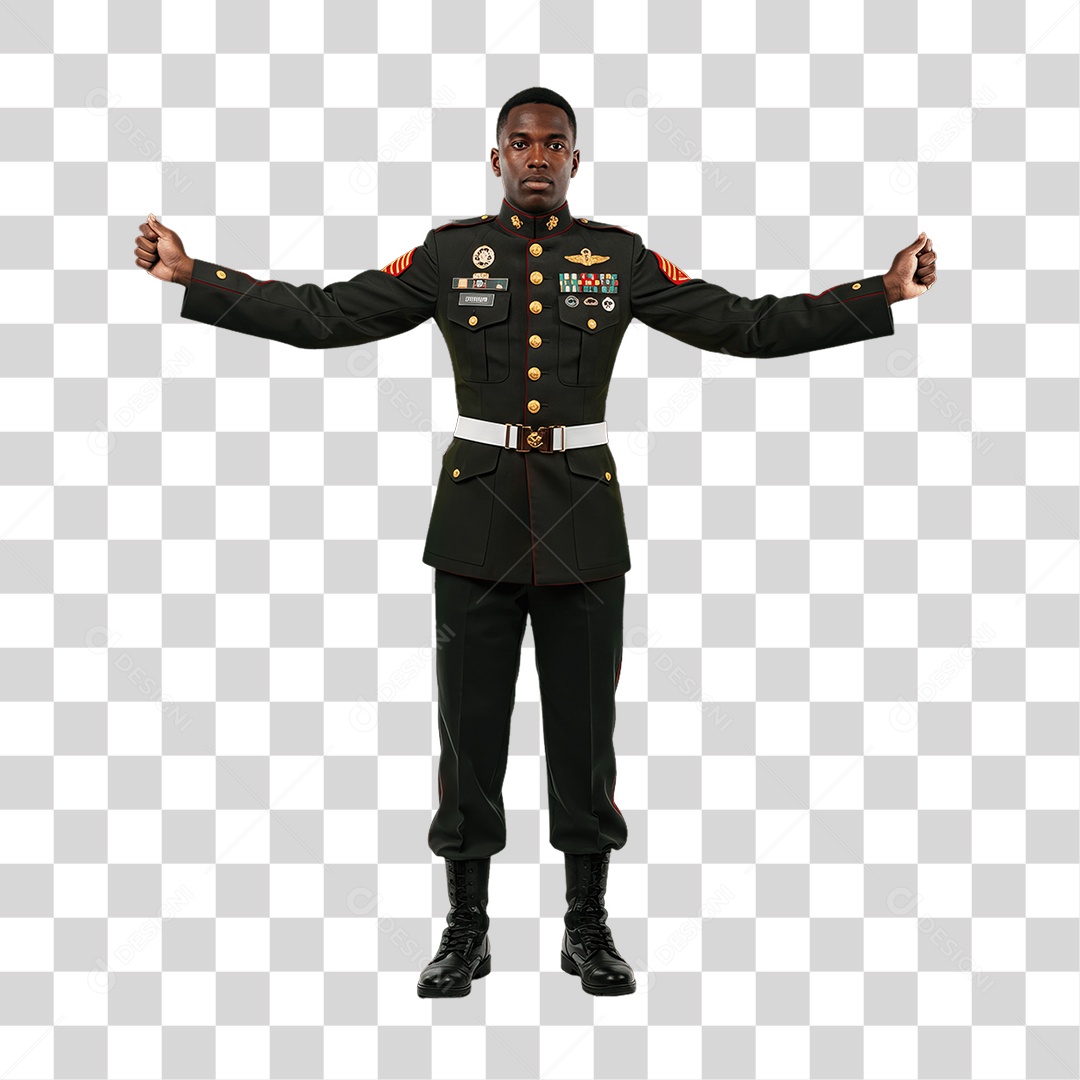 Fuzileiro Naval Militar PNG Transparente