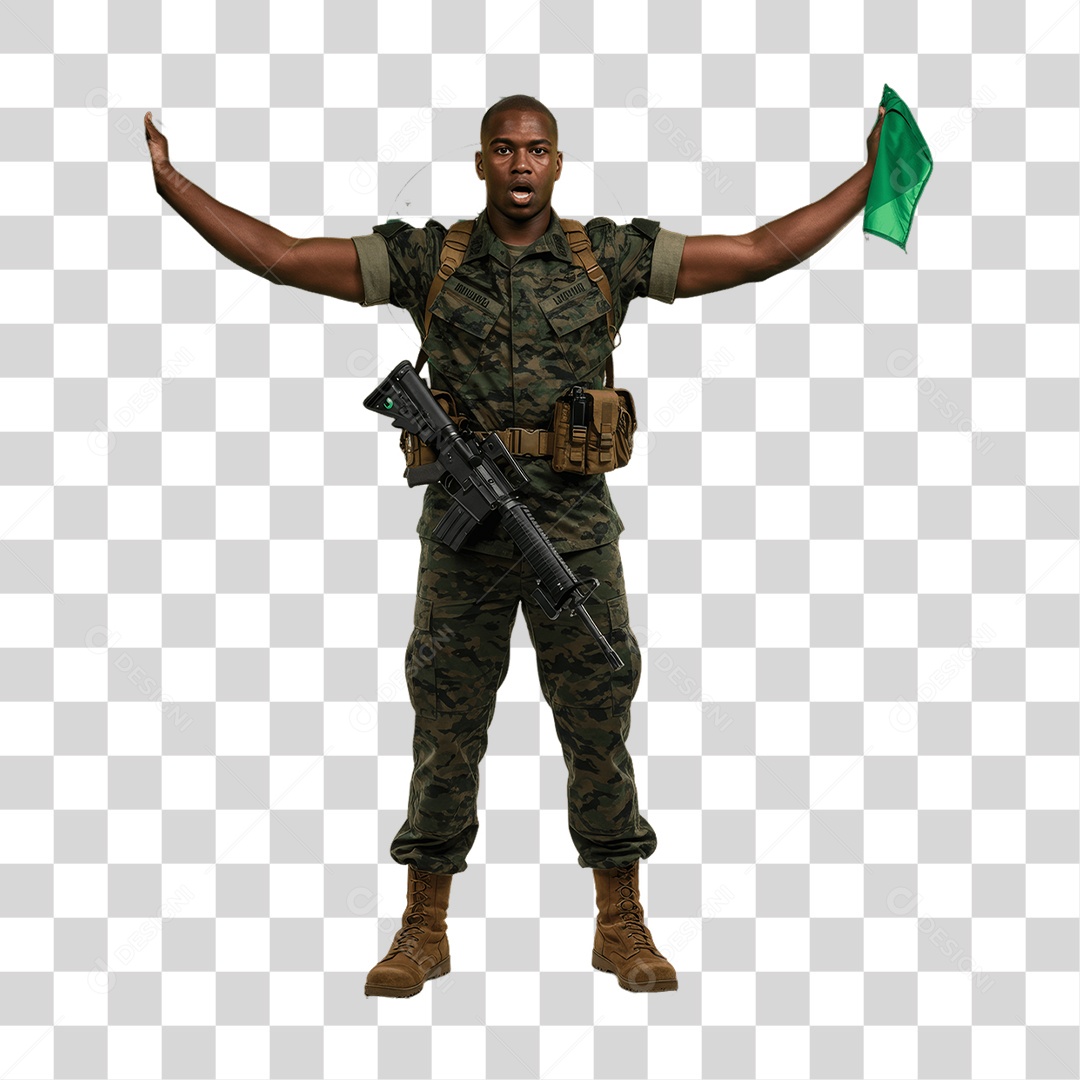 Fuzileiro Naval Militar PNG Transparente