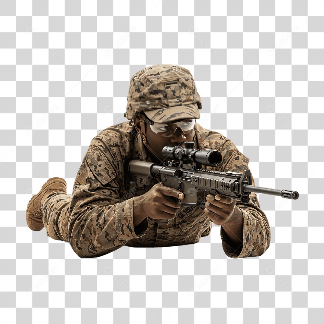 Fuzileiro Naval Militar PNG Transparente