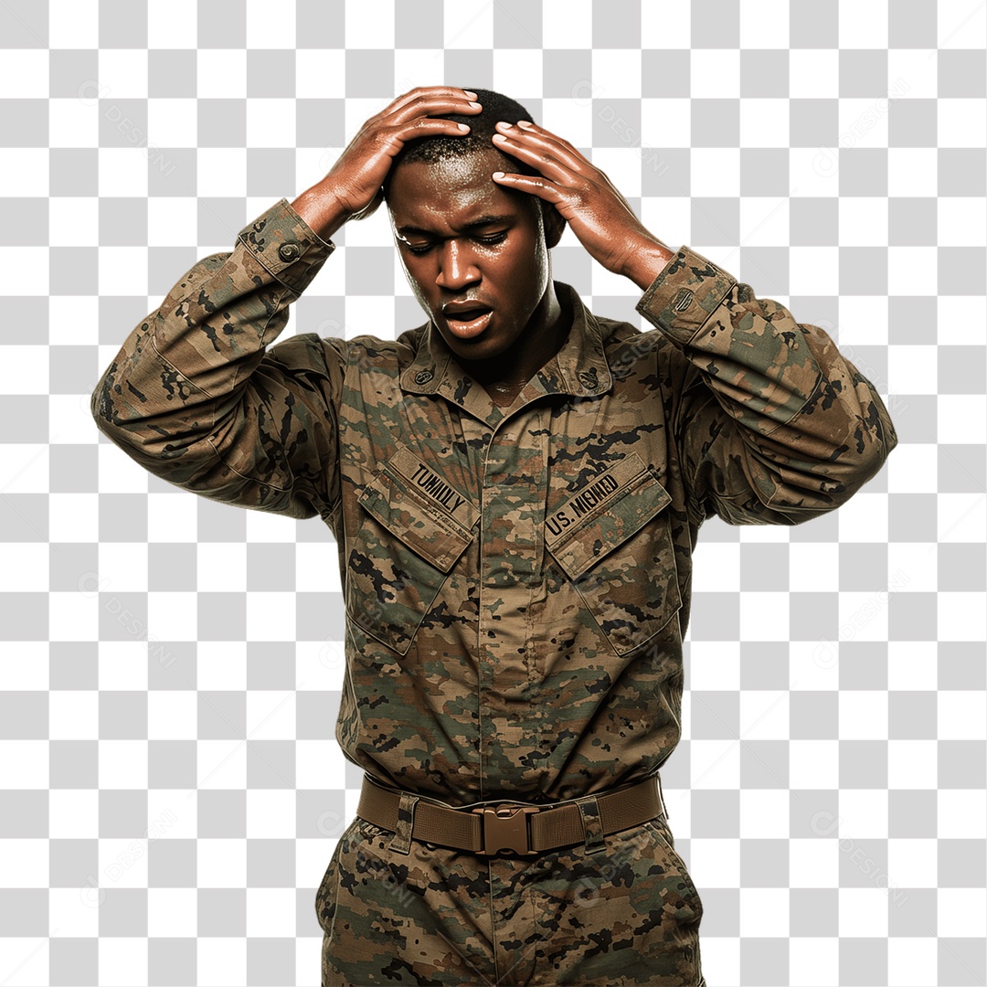 Fuzileiro Naval Militar PNG Transparente