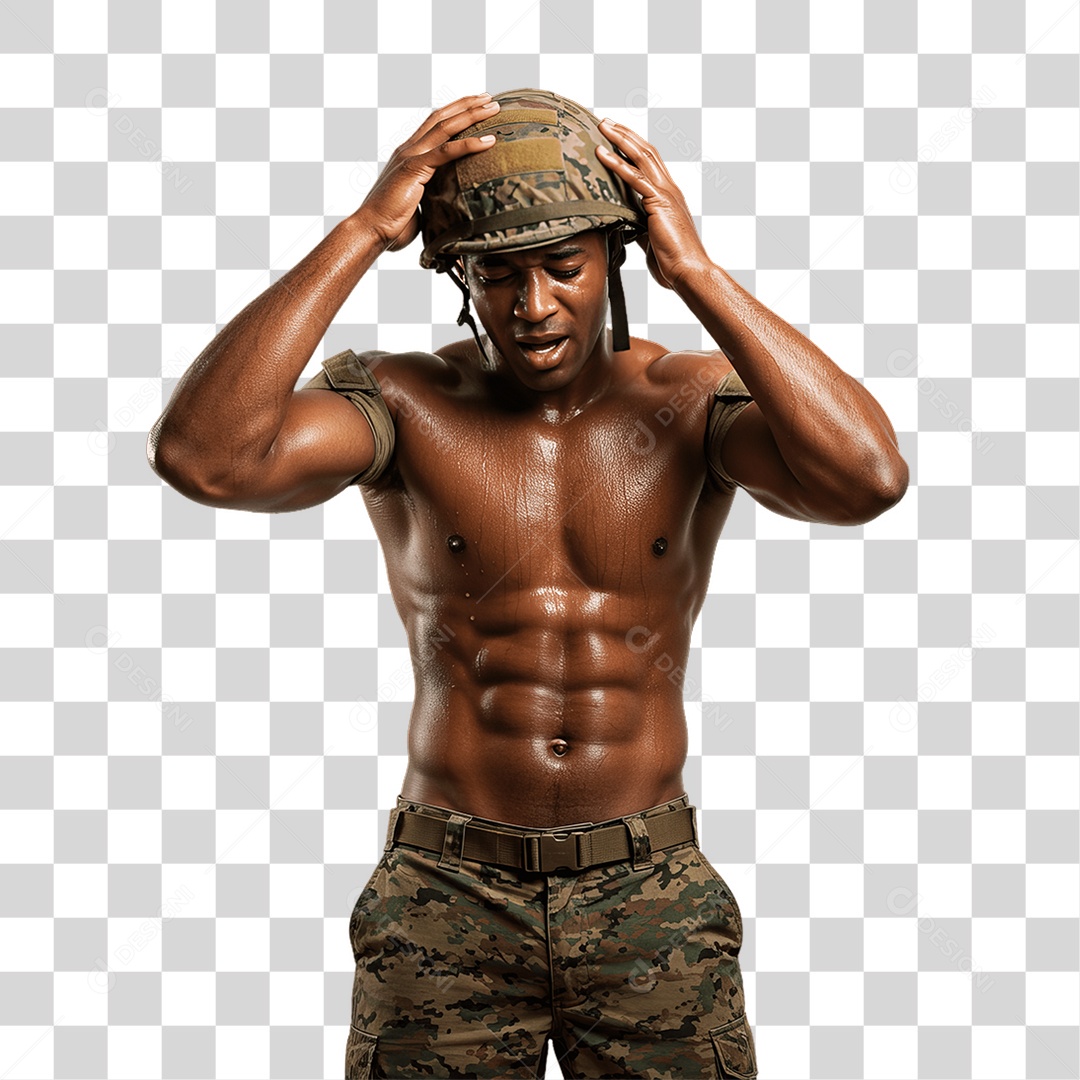 Fuzileiro Naval Militar PNG Transparente