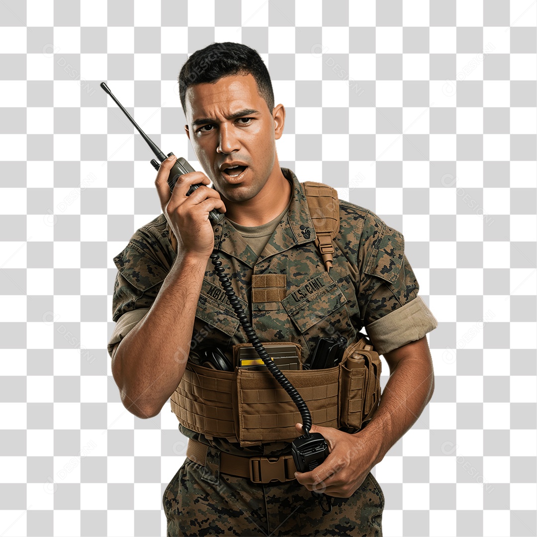 Fuzileiro Naval Militar PNG Transparente