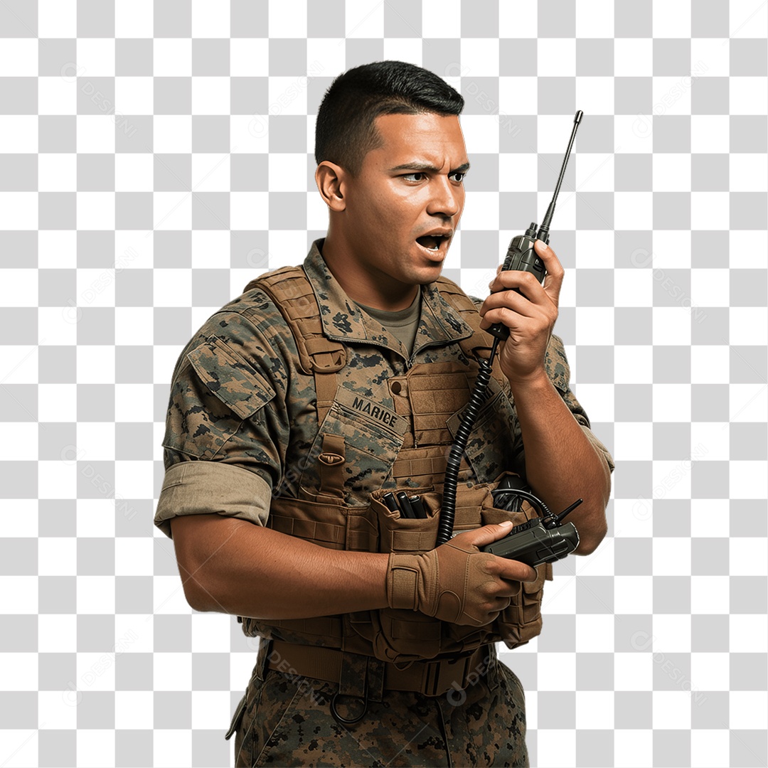 Fuzileiro Naval Militar PNG Transparente