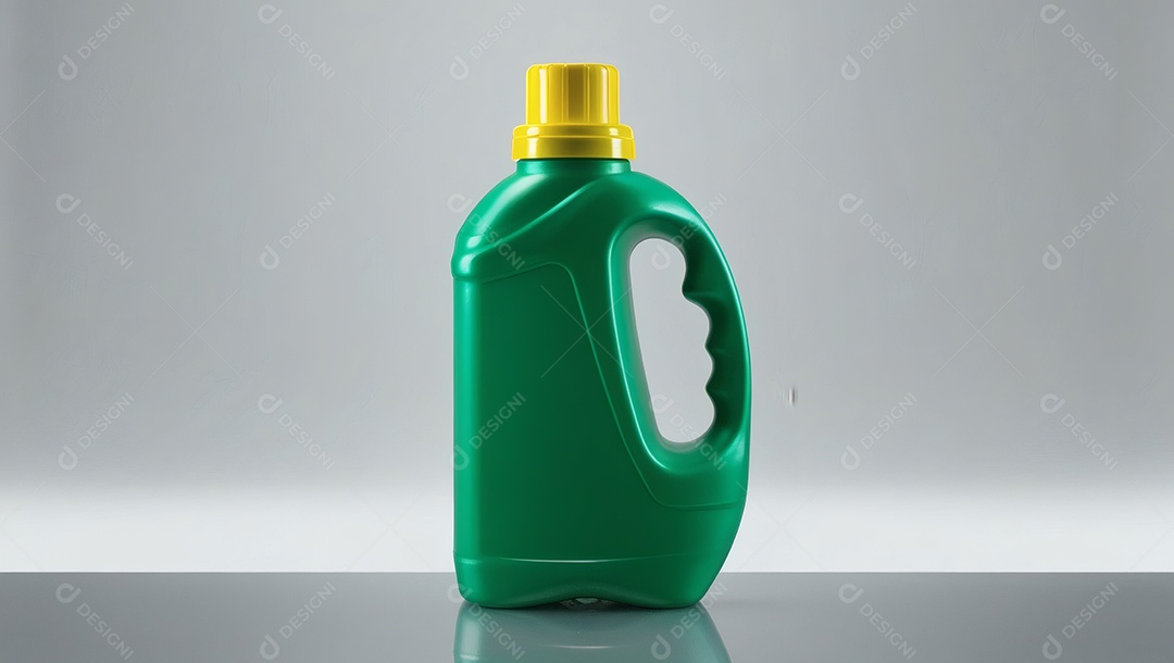 Garrafão verde tampa amarela