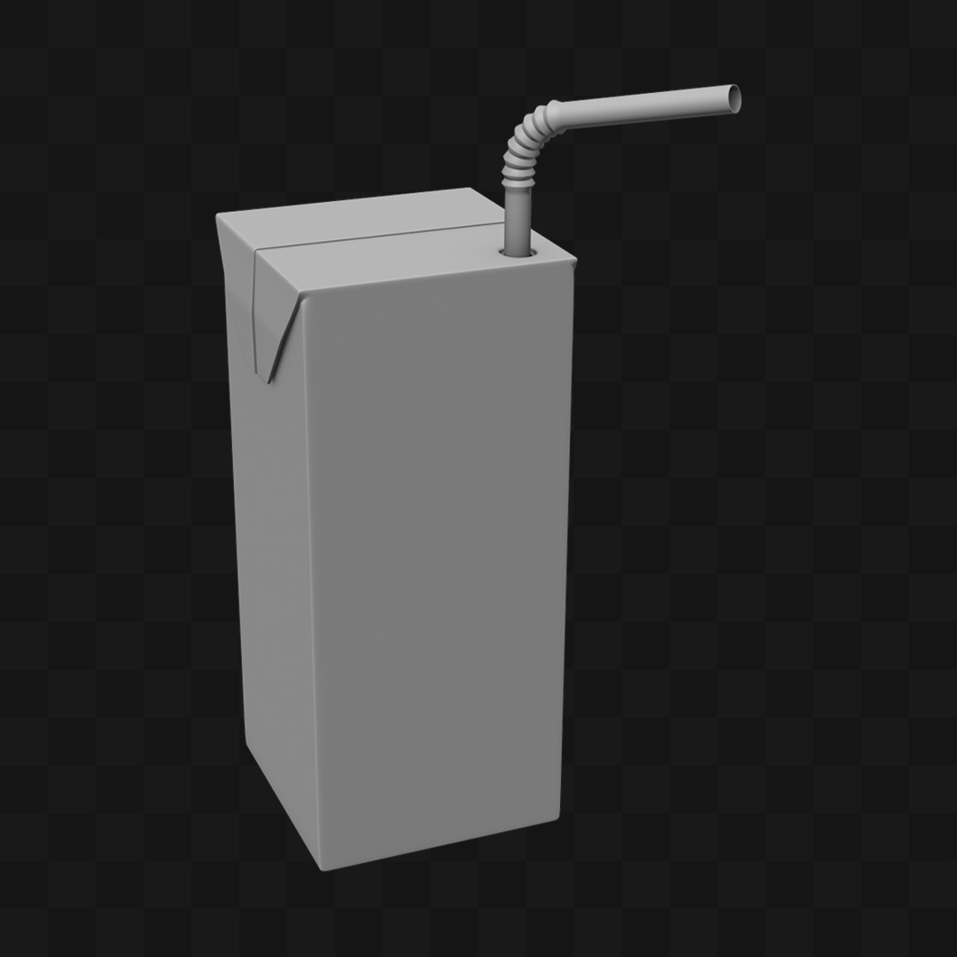 Caixa de Suco - Modelo 3D