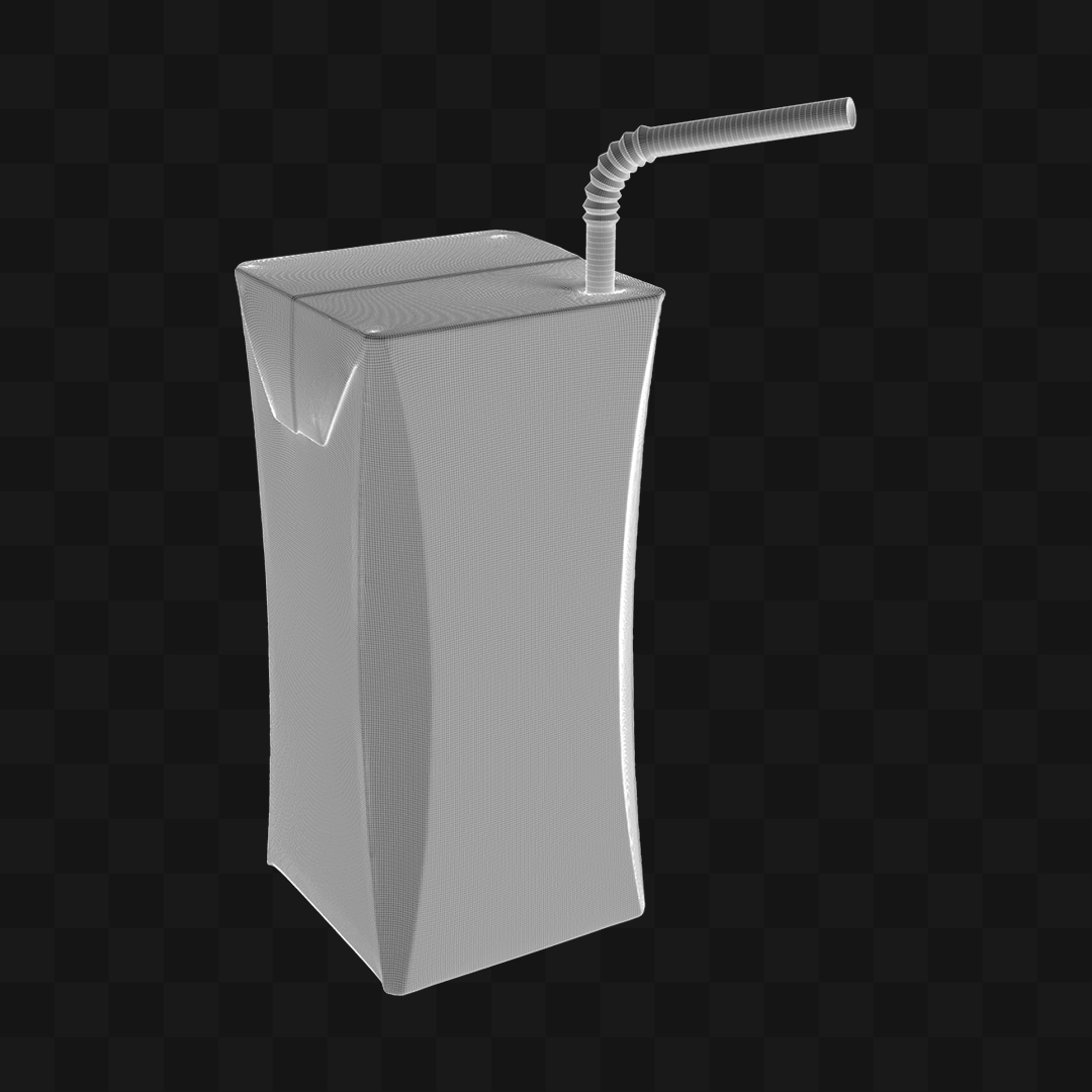 Caixa de Suco - Modelo 3D