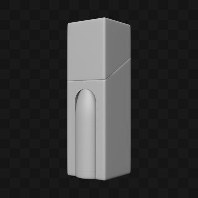 Garrafa com Caixa - Modelo 3D