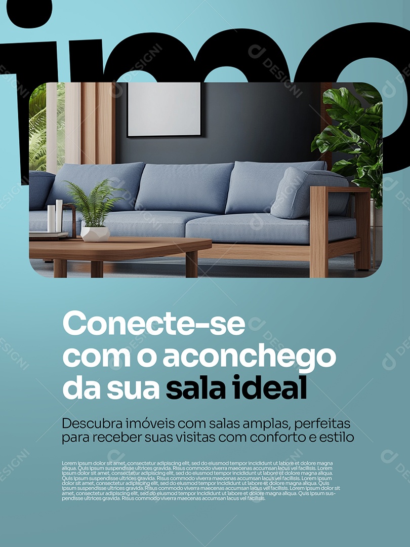 Imobiliária Sala Ideal Social Media PSD Editável