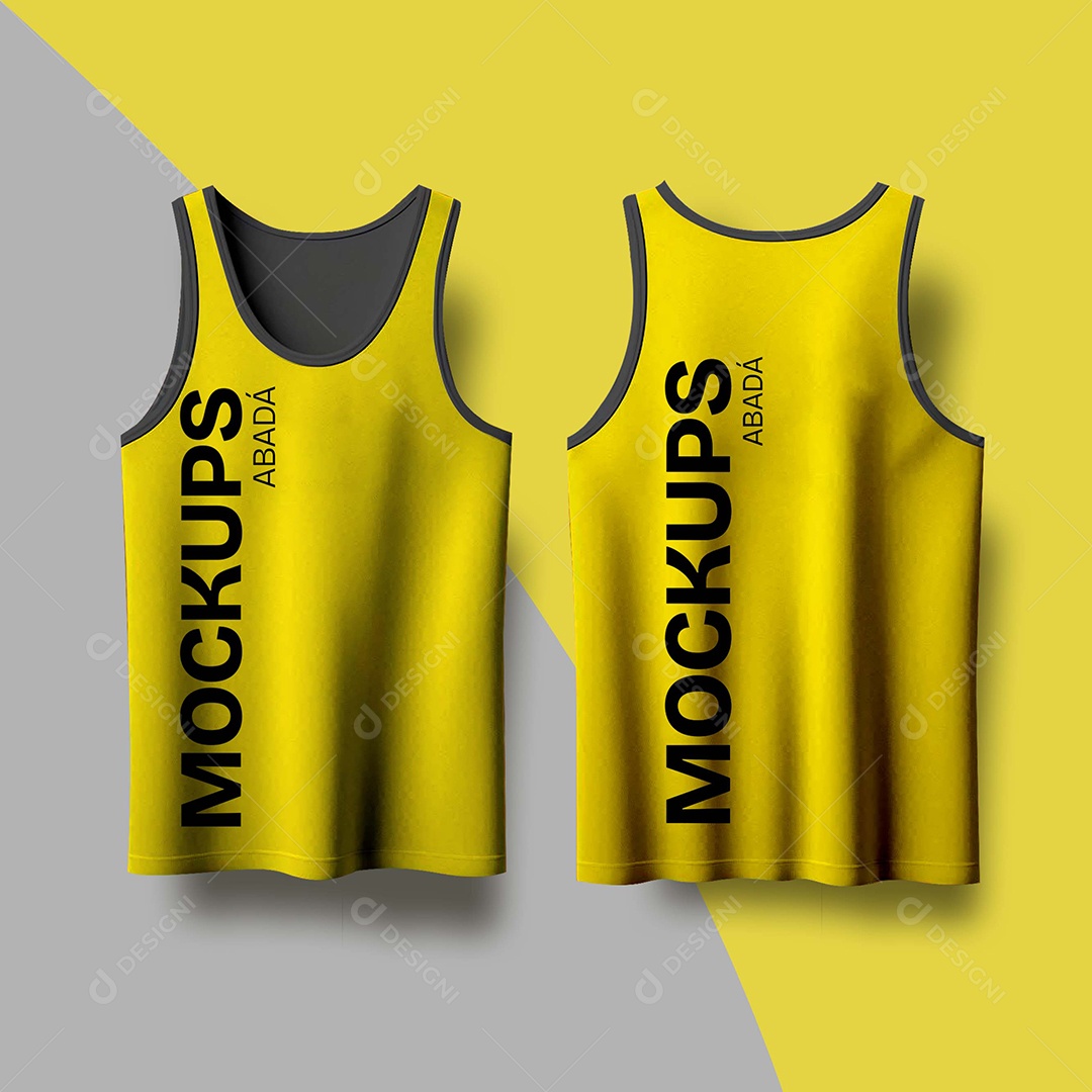 Modelo de Abadá de Carnaval Mockup PSD
