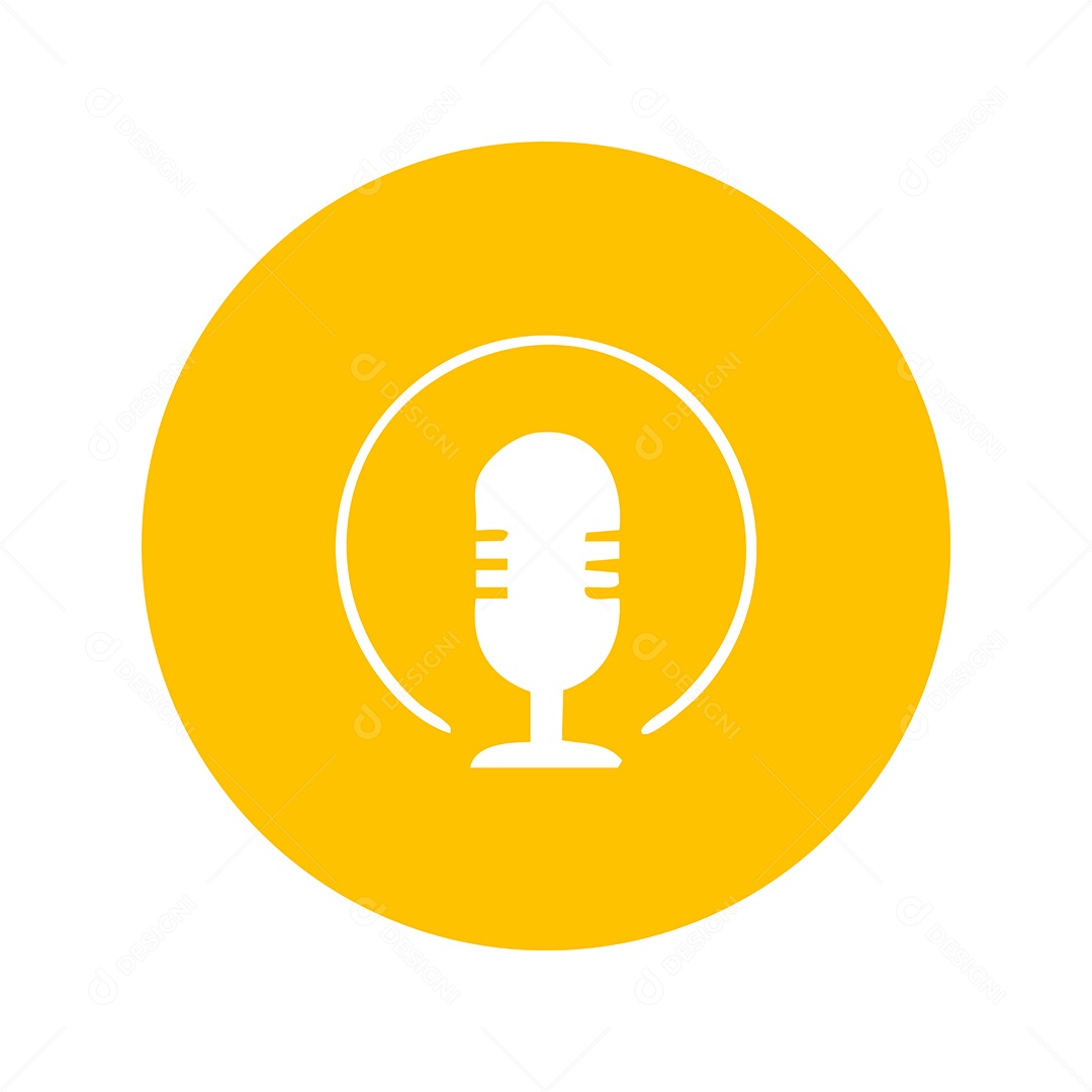 Modelo de Logo Podcast Vetor EPS