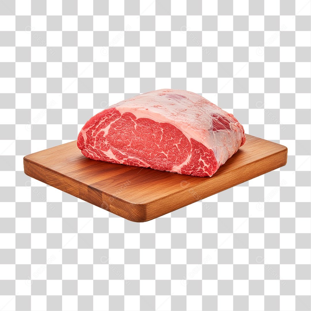 Carne Sobre Tábua PNG Transparente