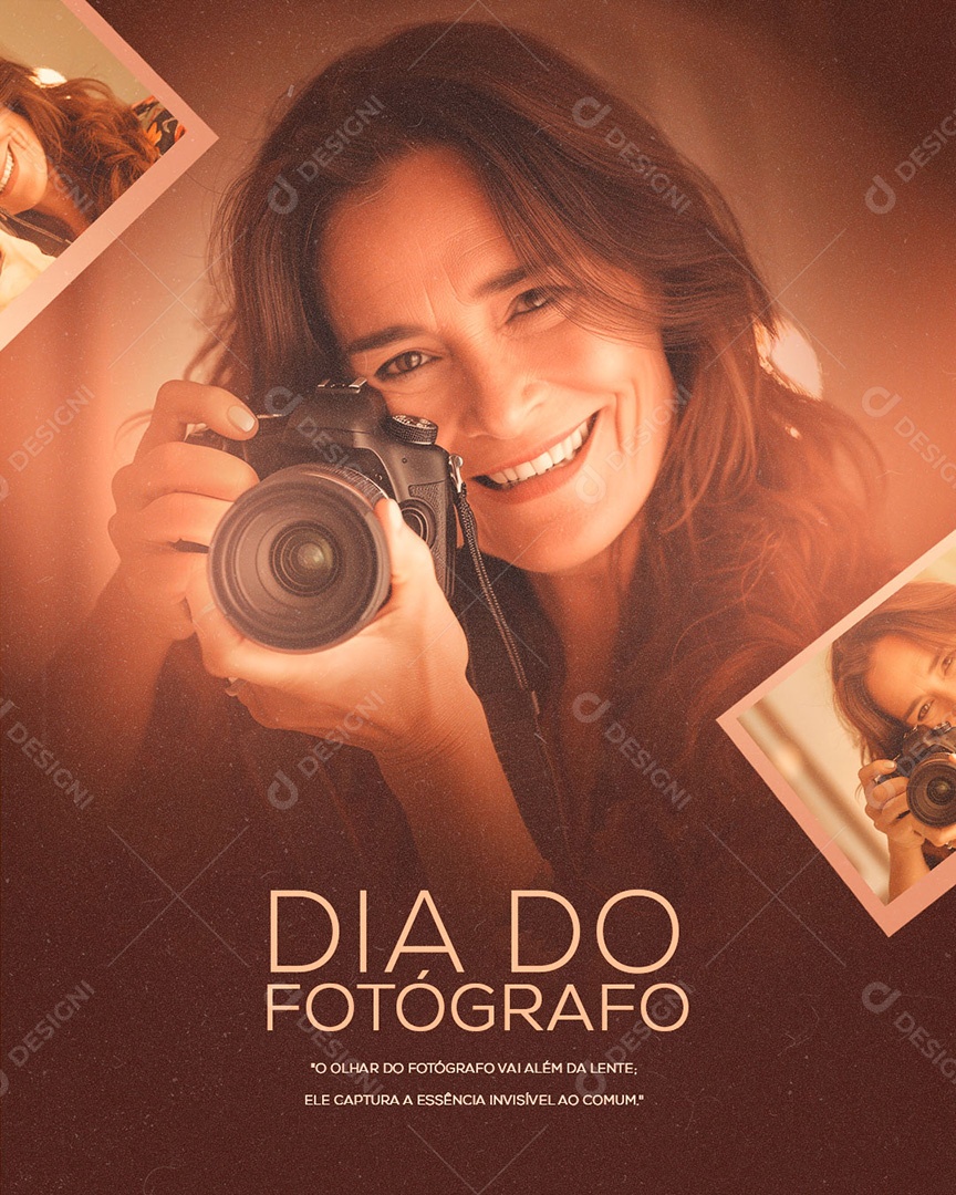 Dia Do Fotógrafo Social Media PSD Editável