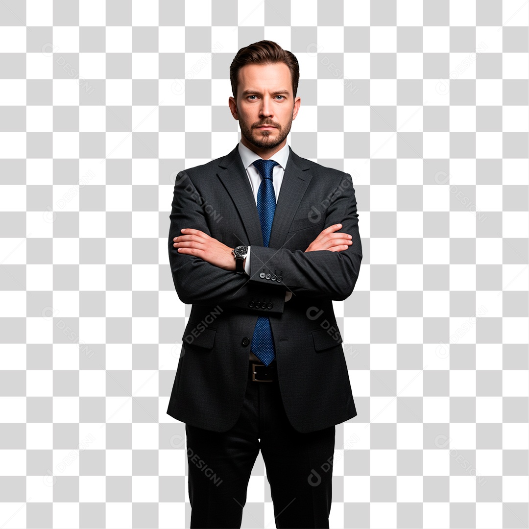 Homem de Terno PNG Transparente