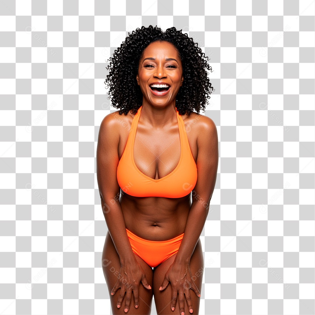 Mulher de Biquíni PNG Transparente