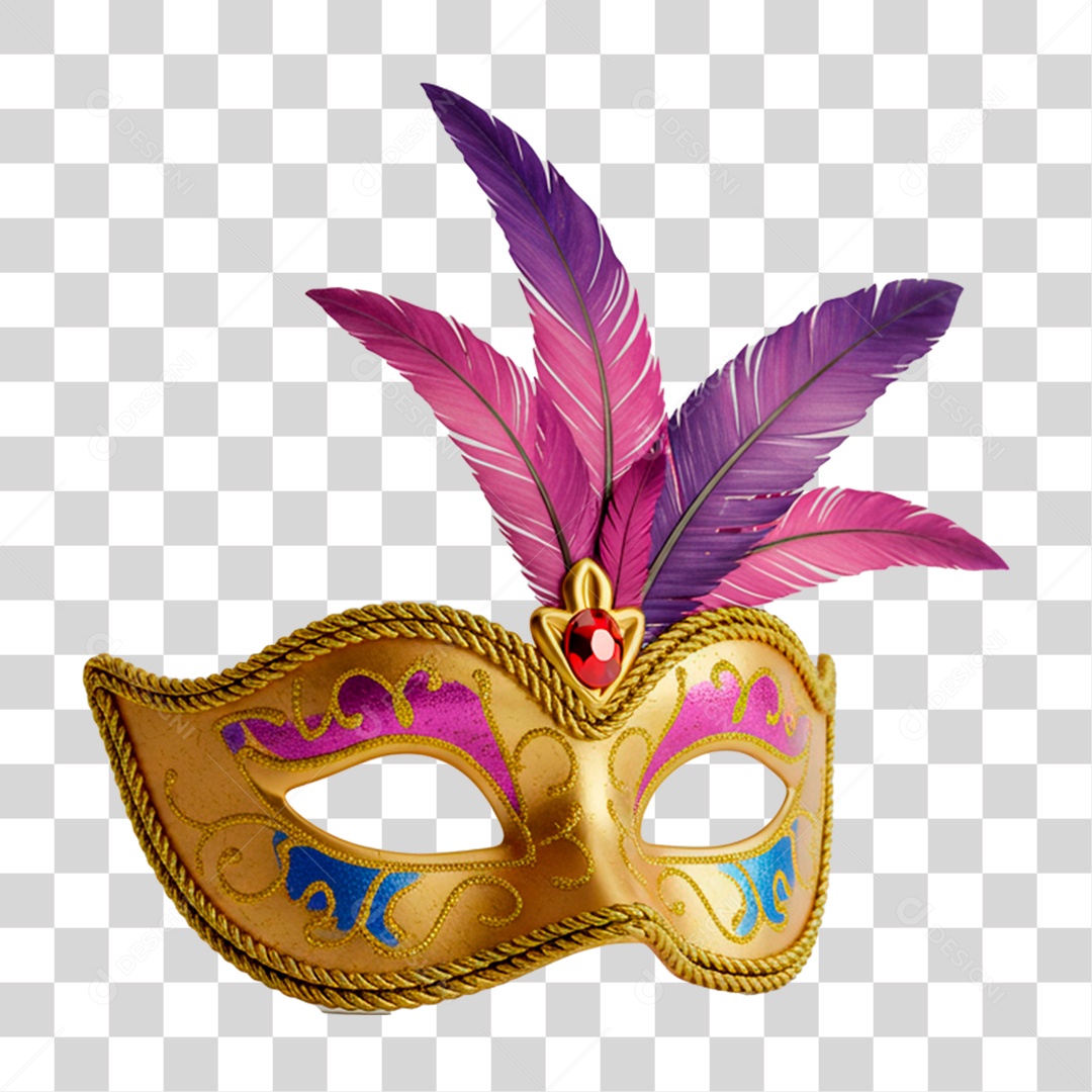 Mascara de Rosto PNG Transparente