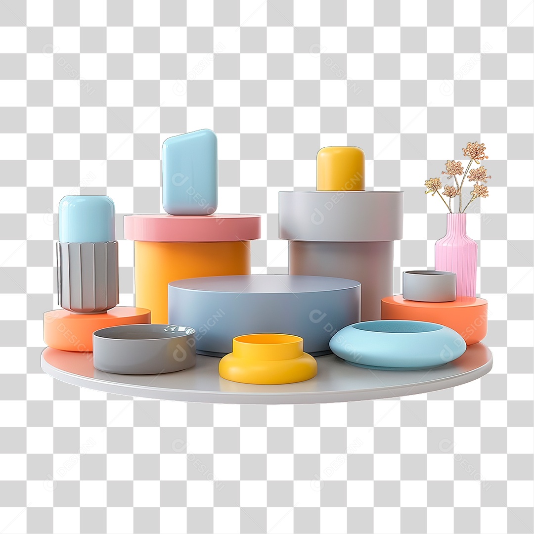 Produtos de Beleza PNG Transparente