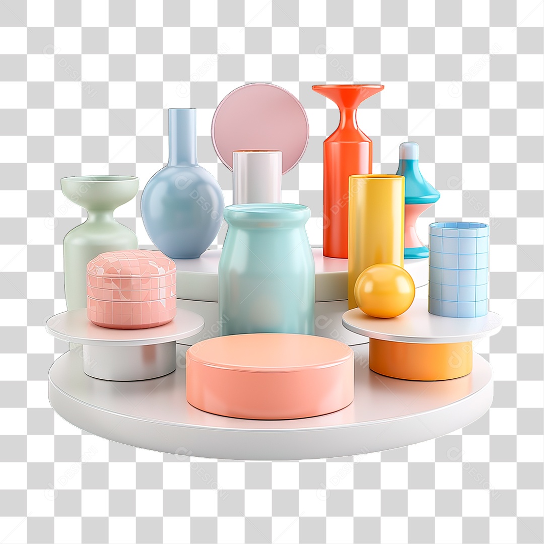 Produtos de Beleza PNG Transparente